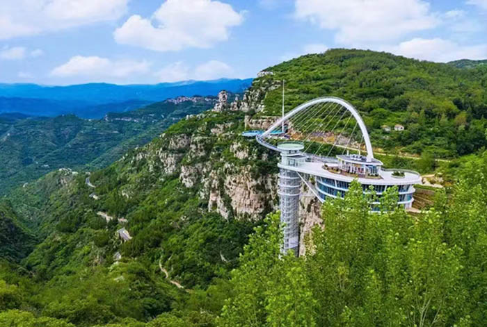 山東淄博懸崖泳池 山東淄博懸崖泳池